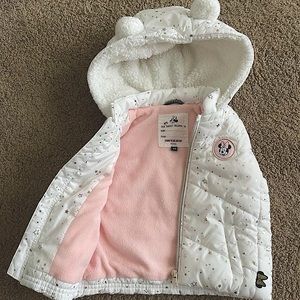 Minnie Vest Jacket. Sparkly stars. Size 86cm.